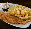 Breaded Cod Fillet with Chips