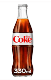 Diet Coca-Cola Glass Bottle 0.33l